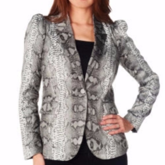 Animal Print Blazer - Picture 1 of 4